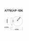 Бра Arte Lamp Vincent A7790AP-1BK