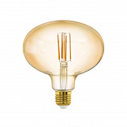 Лампа светодиодная филаментная диммируемая Eglo E27 4,5W 2200K янтарь 110116