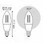 Лампа светодиодная диммируемая филаментная Gauss Smart Home Filament E14 4,5W 2000-6500K прозрачная 1250112