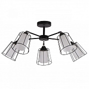 Потолочная люстра IMEX MD.24380-5-S BK+CH