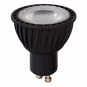 Лампа светодиодная диммируемая Lucide GU10 5W 3000K черная 49006/05/30
