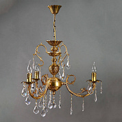 Подвесная люстра Ambiente Alicante 8888/3 AB Leaf Crystal