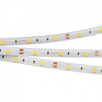 Светодиодная влагозащищенная лента Arlight 7,2W/m 30LED/m 5060SMD дневной белый 5M 016843(2)