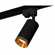 Комплект трекового светильника Ambrella light Track System XT6323064 SBK/PYG черный песок/золото желтое полированное (A2521, C6323, N6134)