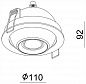 Встраиваемый светодиодный спот Deko-Light Bellatrix 565340