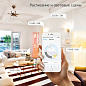 Лампа светодиодная диммируемая филаментная Gauss Smart Home Filament E14 4,5W 2700K прозрачная 1230112