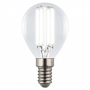 Лампа светодиодная Uniel E14 4W 4000K прозрачная LED-G45-4W/4000K/E14/CL GLY01TR UL-00011939