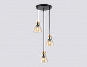 Светильник подвесной со стеклянными плафонами Ambrella light Traditional TR3405
