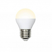 Лампа светодиодная E27 9W 3000K матовая LED-G45-9W/WW/E27/FR/NR UL-00003829