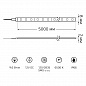 Светодиодная влагозащищенная лента Gauss 9,6W/m 120LED/m 2835SMD холодный белый 5M 311000310