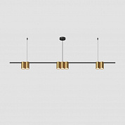 Подвесная люстра Denkirs Orbit DK4063-BK+SG