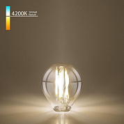 Лампа светодиодная филаментная Elektrostandard E14 8W 4200K прозрачная BLE1446 a060524
