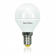 Лампа светодиодная диммируемая Voltega E14 6W 4000К матовая VG2-G2E14cold6W-D 5494
