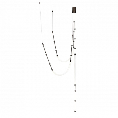 Подвесной светодиодный светильник Indigo Corda 14010/3P Chrome V000061L