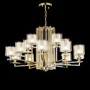 Подвесная люстра Crystal Lux Nicolas SP-PL10+5 Gold/White