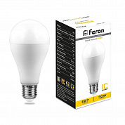 Лампа светодиодная Feron E27 30W 2700K матовая LB-130 38194