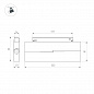 Трековый светодиодный светильник Arlight MAG-ORIENT-DOTS-FOLD-S230-12W Day4000-MIX (BK, 30 deg, 48V, DALI) 041864