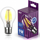 Лампа светодиодная филаментная REV Deco Premium A60 E27 9W нейтральный белый свет груша 32476 8