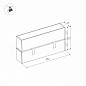 Трековый светодиодный светильник для магнитного шинопровода Arlight Mag-Laser-Fold-45-S320-12W Warm3000 026972
