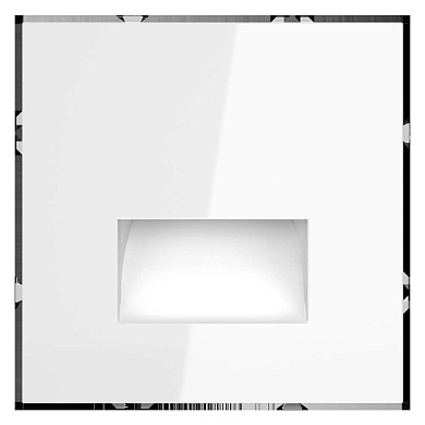 Подсветка светодиодная встраиваемая Voltum S70, (белый глянцевый) VLS070601