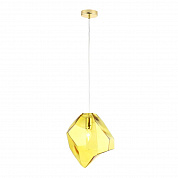 Подвесной светильник Crystal Lux NUESTRO SP1 GOLD/AMBER