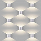 Уличный настенный светодиодный светильник Elektrostandard 1518 Techno LED BLADE алюминий a051741