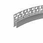 Профиль встраиваемый Arlight Wall-Fantom-Bent-W10-Side-2000 Anod 043694