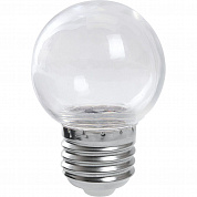 Лампа светодиодная Feron E27 1W 6400K прозрачная LB-37 38120