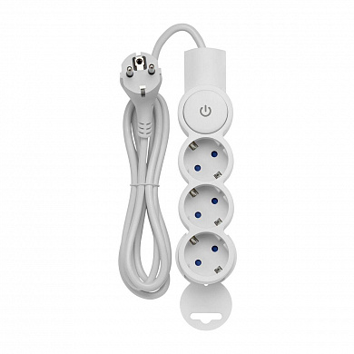 Удлинитель Duwi 3гн 2м с/з 32007 6