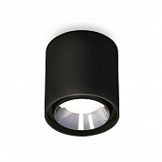Комплект накладного светильника Ambrella light Techno Spot XS7723003 SBK/PSL черный песок/серебро полированное (C7723, N7032)