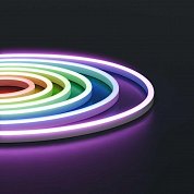 Светодиодный неон Apeyron 220В, 6Вт/м, RGB, smd 5050, 80д/м, 10*18мм, 50м, IP65 17-49