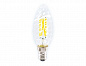 Лампа светодиодная филаментная Ambrella light E14 6W 4200K прозрачная 202124