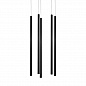 L5T747337 Люстра TUBO LED 25W 1500LM 25G ЧЕРНЫЙ 3000K