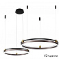 Подвесной светодиодный светильник Crystal Lux Fernando SP123W Led Coffee/Black