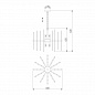 Подвесная люстра Bogates Allure 355/6 Smart хром