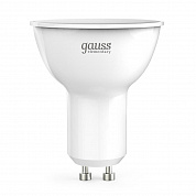 Лампа светодиодная Gauss GU10 9W 4100K матовая 13629