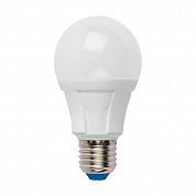 Лампа светодиодная Uniel E27 16W 6500K матовая LED-A60 16W/6500K/E27/FR PLP01WH UL-00005035