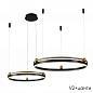 Подвесной светодиодный светильник Crystal Lux Fernando SP123W Led Black/Gold
