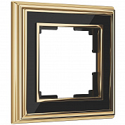 Рамка Werkel Palacio на 1 пост золото/черный WL17-Frame-01 4690389103582