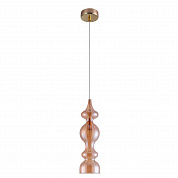 Подвесной светильник Crystal Lux Iris SP1 A Amber