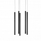 L5T747247 Люстра TUBO LED 25W 1600LM 25G ЧЕРНЫЙ 4000K