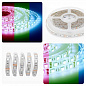 Светодиодная влагозащищенная лента Apeyron 14,4W/m 60LED/m 5050SMD разноцветная 5M 00-12