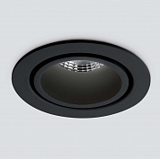 Встраиваемый светодиодный светильник Elektrostandard 15267/LED 7W 4200K черный/черный a055722