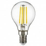 Лампа светодиодная филаментная Lightstar LED Filament E14 6W 3000K грушая прозрачная 933802
