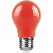 Лампа светодиодная Feron E27 3W красная LB-375 25924