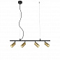 Подвесная люстра Crystal Lux CLT 015C4 L800 BL-GO