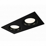 Комплект встраиваемого светильника Ambrella light Techno Spot XC7636002 SBK/PBK черный песок/черный полированный (C7636, N7011)