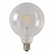 Лампа светодиодная диммируемая Lucide E27 5W 2700K прозрачная 49017/05/60