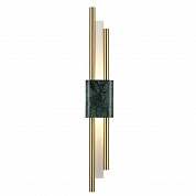 Настенный светодиодный светильник Crystal Lux CARTA AP6W LED GREEN/BRASS