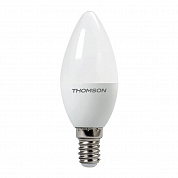 Лампа светодиодная Thomson E14 6W 3000K свеча матовая TH-B2013
